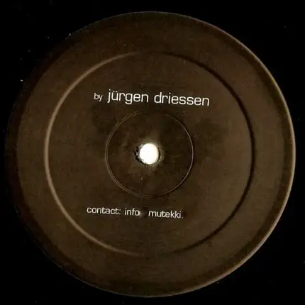 Jürgen Driessen - Testwalk / Counter Culture