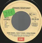 7inch Vinyl Single - Jürgen Renfordt - Wer Liebt Dich Halb So Wie Ich