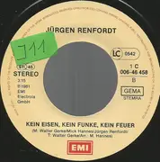 7inch Vinyl Single - Jürgen Renfordt - Wer Liebt Dich Halb So Wie Ich