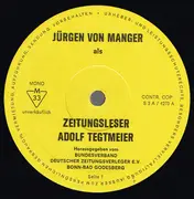 LP - Jürgen von Manger , Gus Clark And His Band - Jürgen Von Manger Als Zeitungsleser Adolf Tegtmeier / Hammond Hits Party - Sound - Medleys