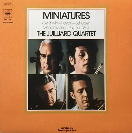Juilliard String Quartet - Miniatures