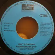 7inch Vinyl Single - July & Sandro - Paradise Island