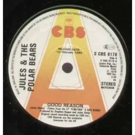 Jules And The Polar Bears - Good Reason / All Caked Up