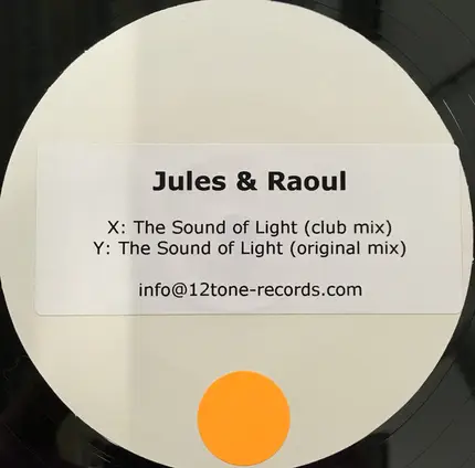 Jules & Raoul - The Sound Of Light