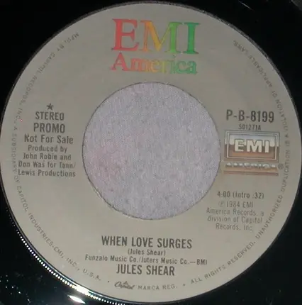 Jules Shear - When Love Surges