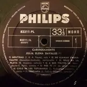 LP - Julia Elena Dávalos - Cariñosamente - Mono