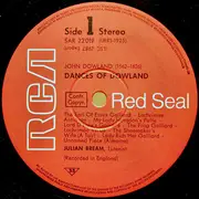 LP - Julian Bream - John Dowland - Altenglische Tänze Von Dowland (Dances Of Dowland)