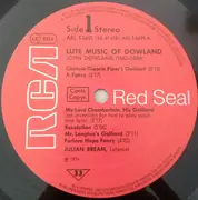 LP - John Dowland / Julian Bream - Lute Music Of John Dowland