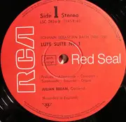 LP - Bach - Lute Suites Nos. 1 And 2