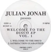 Julian Jonah - Welcome To The Disco EP Vol. 1