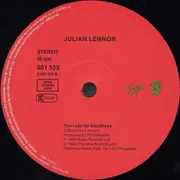 12inch Vinyl Single - Julian Lennon - Too Late For Goodbyes