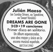 Double CD - Julián Maeso - Dreams Are Gone - Digipak
