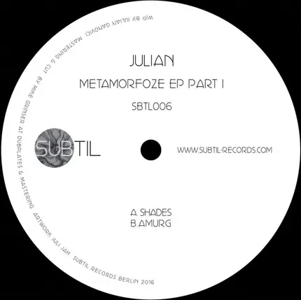 Julian - Metamorfoze EP (Part I)