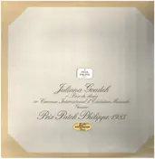 Alban Berg - Juliana Gondek 1er Prix De Chant, Prix Patek Philippe 1983
