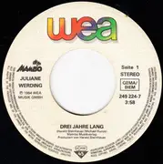 7inch Vinyl Single - Juliane Werding - Drei Jahre Lang