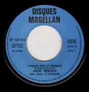 7inch Vinyl Single - Julie Bergen - L'oiseau Sur La Branche / Déjà - Mono