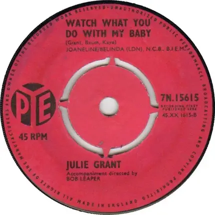 Julie Grant - Every Day I Have To Cry
