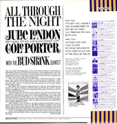 LP - Julie London With The Bud Shank Quintet - All Through The Night - +insert