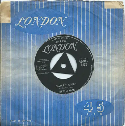 Julie London - It Had To Be You / Saddle The Wind
