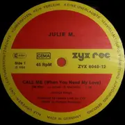 12inch Vinyl Single - Julie M. - Call Me