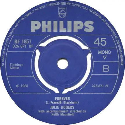 Julie Rogers - Don't Speak Of Love