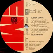 LP - Julien Clerc - À Mon Âge Et À L'heure Qu'il Est