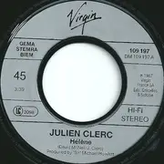 7inch Vinyl Single - Julien Clerc - Hélène
