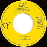 7inch Vinyl Single - Julien Clerc - Melissa