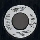 7inch Vinyl Single - Julien Lennon - Listen / The other side of town