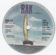 7inch Vinyl Single - Julie Felix - Fire, Water, Earth And Air