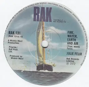 julie felix - Fire, Water, Earth And Air