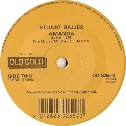 Julie Rogers / Stuart Gillies - The Wedding (La Novia) / Amanda