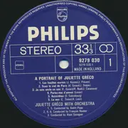 LP - Juliette Gréco - A Portrait Of Juliette Gréco