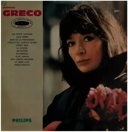 Juliette Gréco - Enregistrement Public À L'A.B.C.
