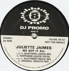 Juliette Jaimes - We Got It All