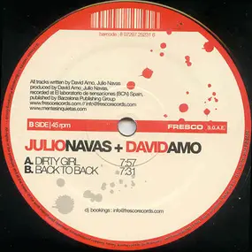 David Amo & Julio Navas - Dirty Girl / Back To Back