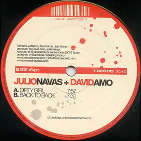 David Amo & Julio Navas - Dirty Girl / Back To Back