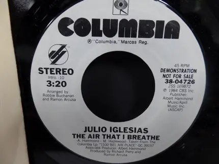 Julio Iglesias - The Air That I Breathe
