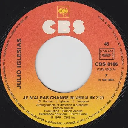 Julio Iglesias - Je N'ai Pas Changé