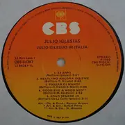 LP - Julio Iglesias - Julio Iglesias In Italia