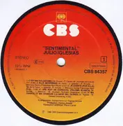 LP - Julio Iglesias - Sentimental - Gatefold