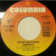 7inch Vinyl Single - Julio Iglesias - America / Too Many Women