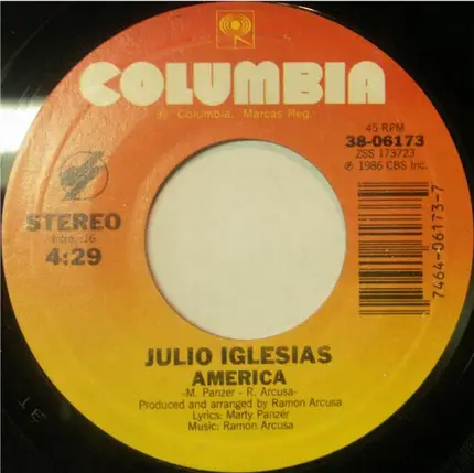 Julio Iglesias - America