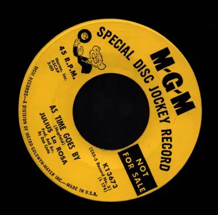 Julis La Rosa - As Time Goes By / Say Hello For Me