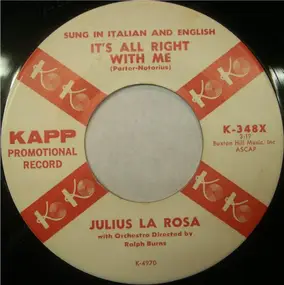 Julius La Rosa - Bewitched / It's All Right With Me