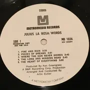 LP - Julius La Rosa - Words