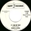 7inch Vinyl Single - Julius La Rosa - If I Had My Way / You Can't Keep Me From Loving You - Promo
