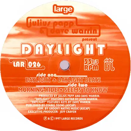 Julius Papp & Dave Warrin - Daylight