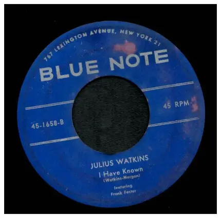 Julius Watkins - Linda Delia / I Have Known