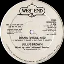 12inch Vinyl Single - Julius Brown - Diana - Promo